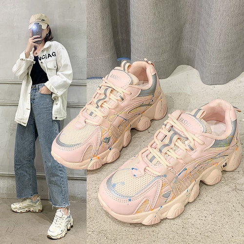 Zapatillas Luminosas Estilo Daddy Shoes para Mujer