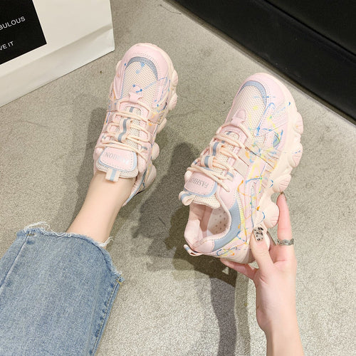 Zapatillas Luminosas Estilo Daddy Shoes para Mujer