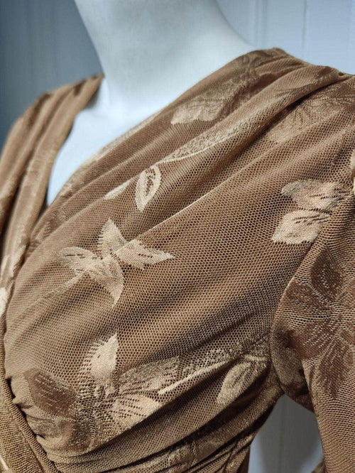 Vestido Urbano de Moda con Escote en V para Mujer