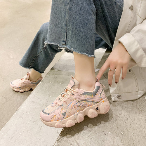 Zapatillas Luminosas Estilo Daddy Shoes para Mujer