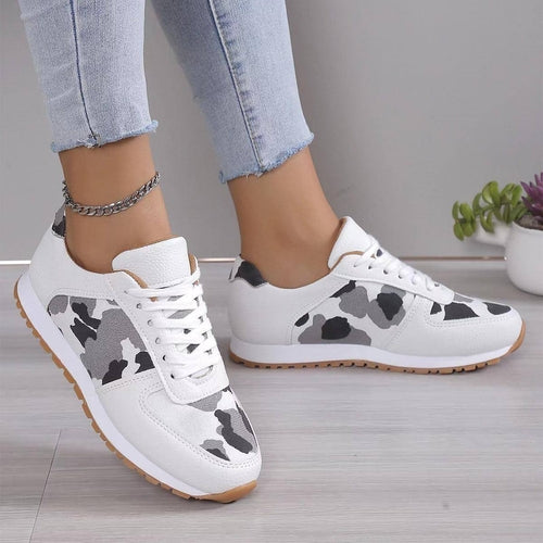 Zapatillas Deportivas con Estampado de Leopardo A.1 para Mujer