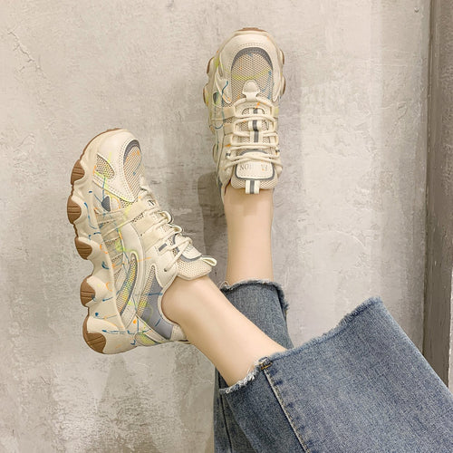 Zapatillas Luminosas Estilo Daddy Shoes para Mujer
