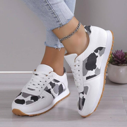 Women's A.1 Leopard Print Athletic Shoes