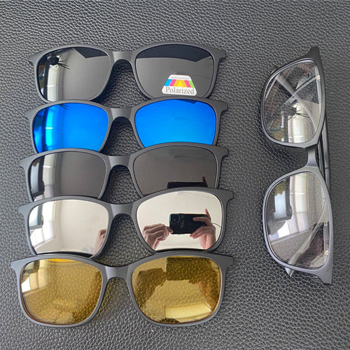 Lunettes de cyclisme transfrontalières pour hommes et femmes, magnétiques TR90