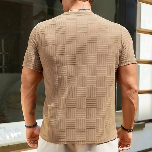 Camiseta Casual de Manga Corta para Hombre
