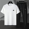 Conjunto Deportivo de Manga Corta y Pantalón de Secado Rápido para Hombre