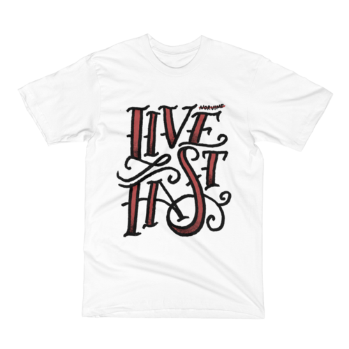 Camiseta Live Fast - Estilo Urbano Unisex