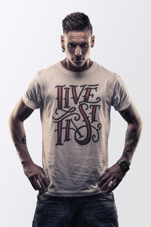 Camiseta Live Fast - Estilo Urbano Unisex