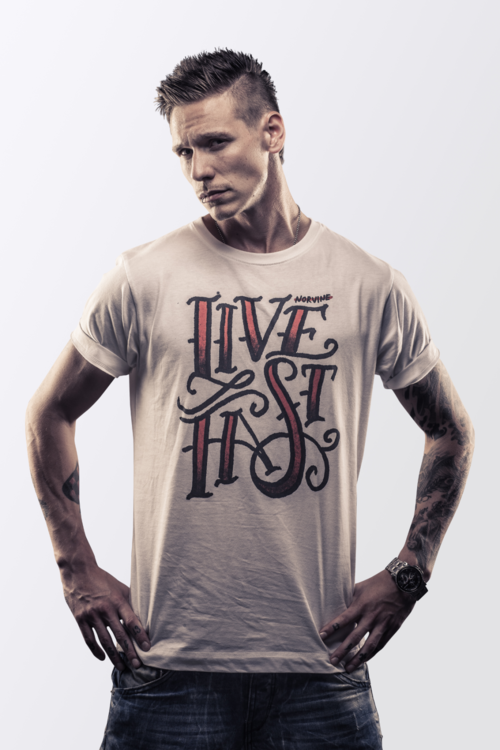 Camiseta Live Fast - Estilo Urbano Unisex